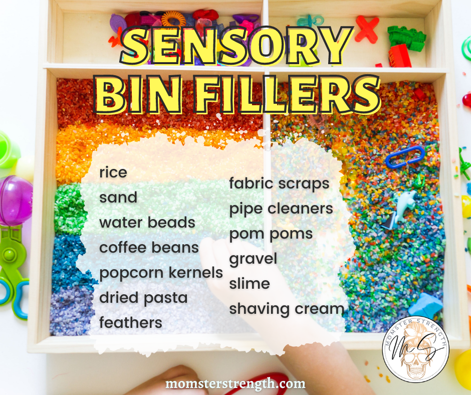 12 Best DIY Sensory Bin Ideas - Sand, Rice, Pasta, Water and Slime Sensory  Bins
